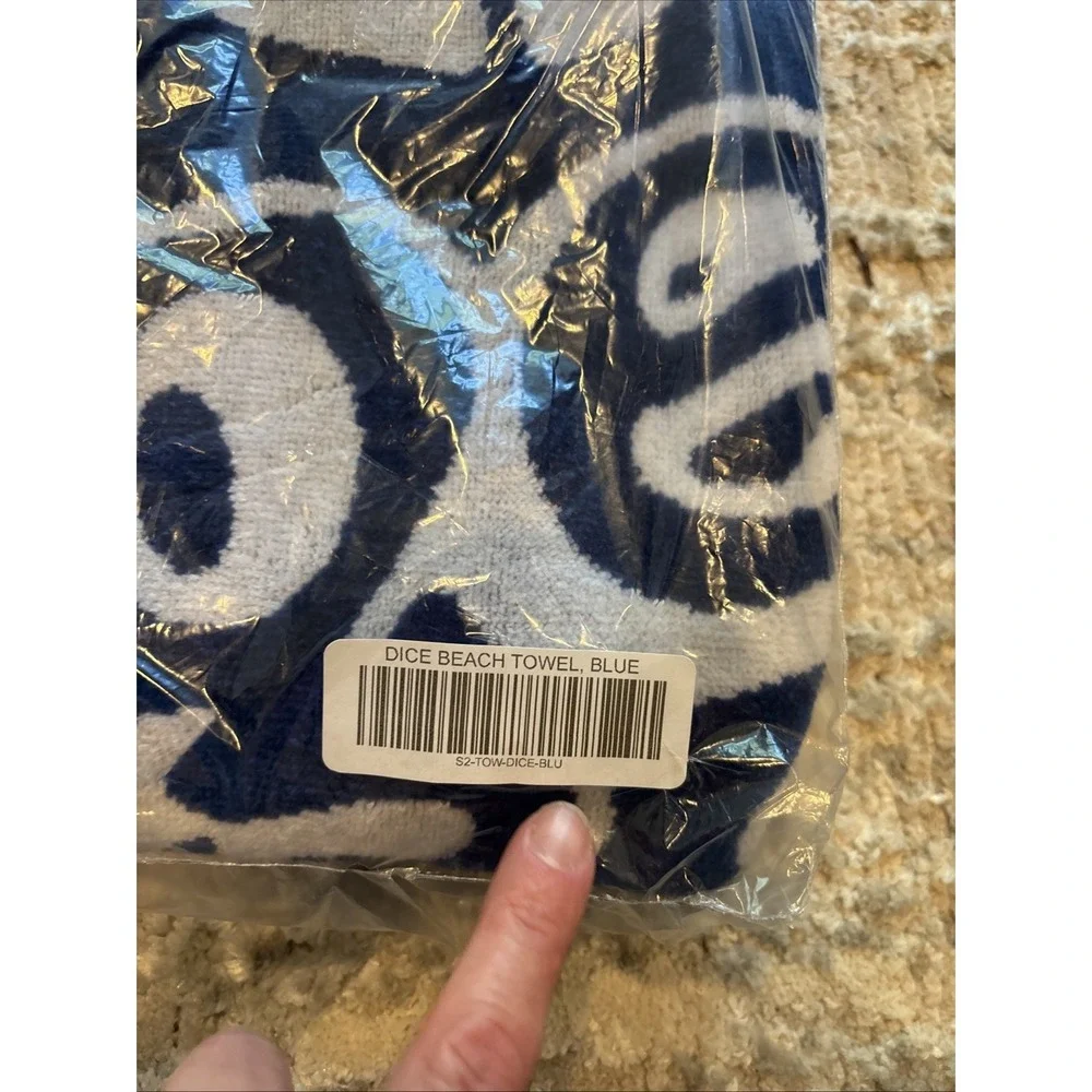 Bogey Boys Macklemore Vegas Pool Towel Blue Dice Beach Golf Hypebeast 58x30